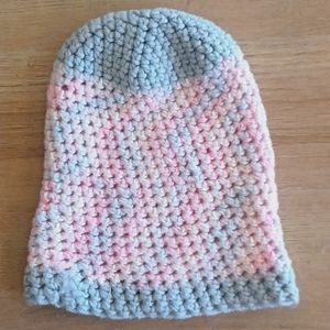 Crochet Blends of Pink Beanie